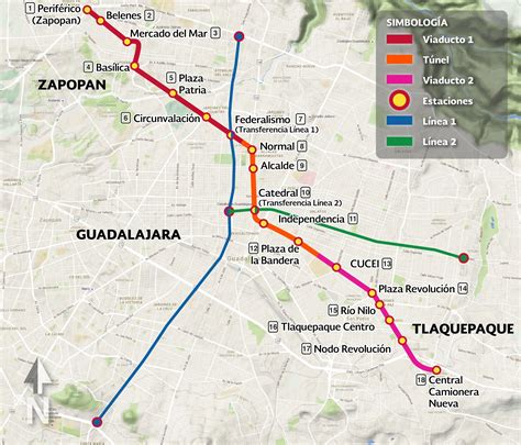 Estaciones Y Novedades De La Línea 2 Del Tren Ligero Guadalajara IFE