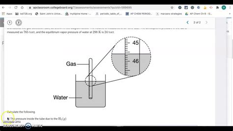 AP Chem Unit 5 PC FRQ Key YouTube