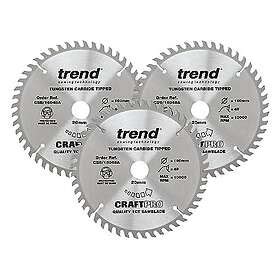 Trend CraftPro Triple Pack of TCT Circular Saw Blades Från 820 kr