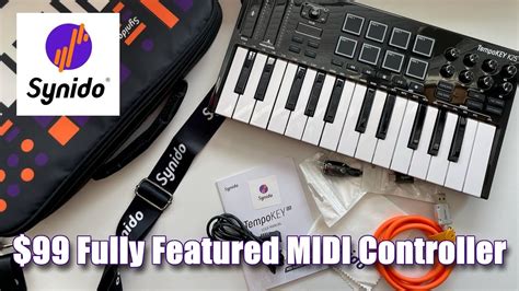 Synido Tempo Key K Midi Controller Unboxing Demo Youtube