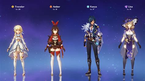 The best Genshin Impact builds for starting characters | PCGamesN