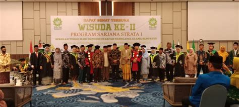 Hadiri Wisuda Stiesnu Bengkulu Gubernur Rohidin Pastikan Pemprov