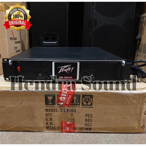 Jual Power Amplifier Peavey Cs Original Di Lapak Hendra Sound