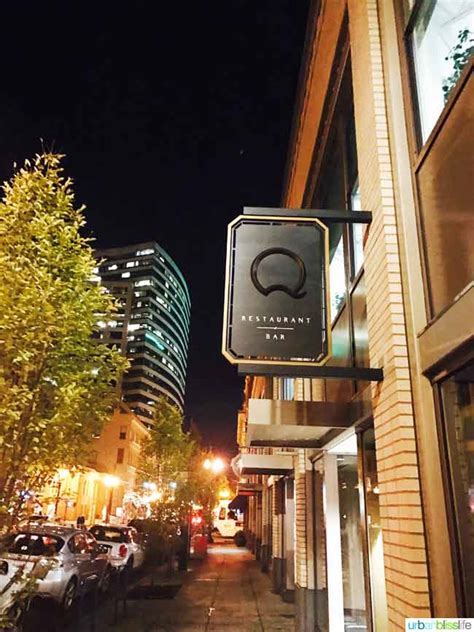 Q Restaurant Bar Portland Oregon Fine Dining Review