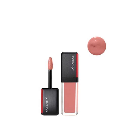 Shiseido Lacquerink Lipshine Batom Líquido Tom 311 Vinyl Nude KuantoKusta