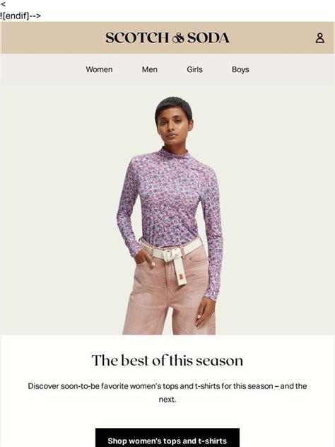 Scotch Soda Official Site Find Our Edit Of Womens Tops And T Shirts