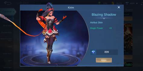 Buy Skin Blazing Shadow (Epic Skin Esmeralda) Mobile Legends Most ...