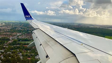 Very Nice Approach SAS B737 800 Oslo Amsterdam YouTube