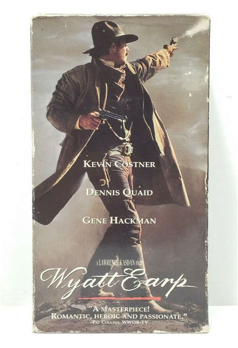 Wyatt Earp (VHS, 1994, 2-Tape Set) Kevin Costner Dennis Quaid Gene Hackman | eBay in 2022 ...