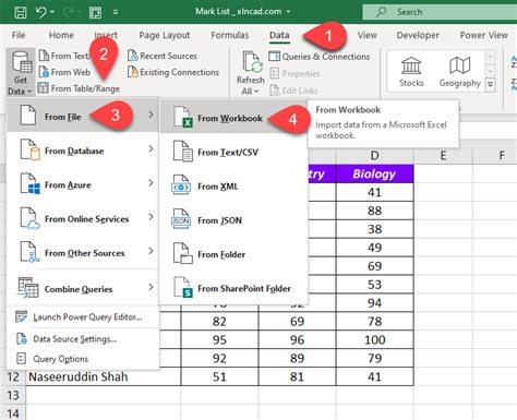 Combine Multiple Worksheets of a Workbook using Power Query in Excel - XL n CAD