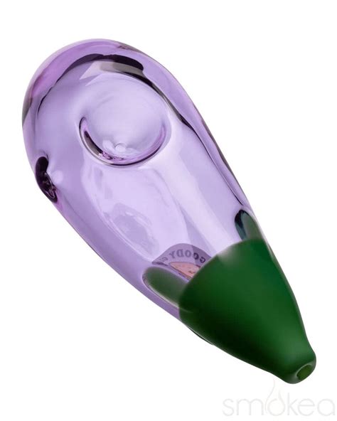 Goody Glass Eggplant Hand Pipe