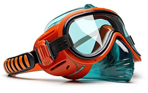 Premium Photo Snorkel And Mask On White Background