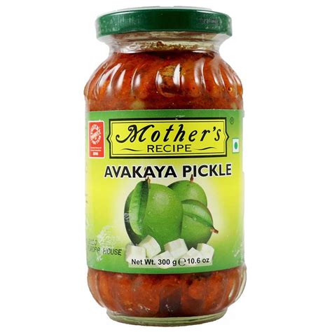 Buy Mothers Recipe Avakaya Pickle With Garlic 300 Gm Mayuri Foods