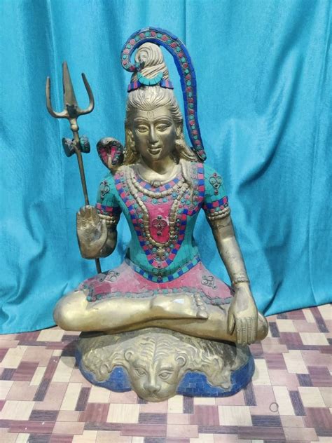 Brass Shiv Statue Home At Rs 1000 Kg In New Delhi ID 23962027248