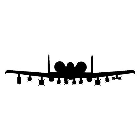 A 10 Warthog Silhouette