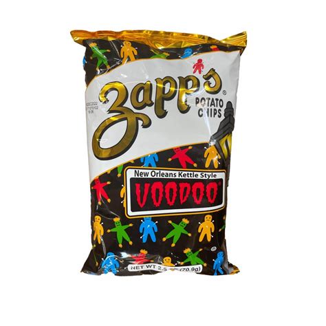 Zapps Voodoo New Orleans Kettle Style Potato Chips 8 Oz Shelhealth