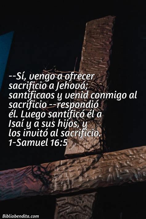 Explicaci N Samuel S Vengo A Ofrecer Sacrificio A Jehov