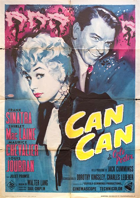 Can Can Original Italian Due Foglio Movie Poster Posteritati