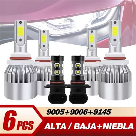 Para Chevrolet Kit De Luces Led 8000lm Luz Alta Baja Niebla Cuotas