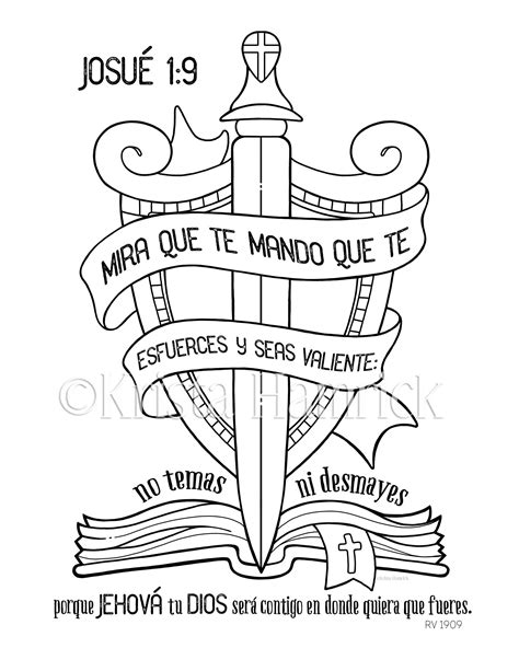 Joshua 1 9 Bible Coloring Pages Coloring Pages