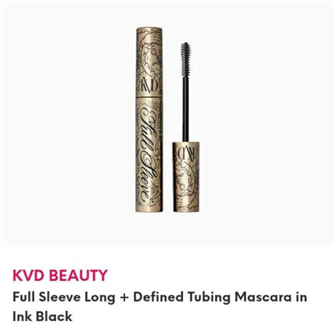 Kvd Beauty Makeup Bundle 22 Kvd Beauty Full Sleeve Long Defined Tubing Mascara Ink Black