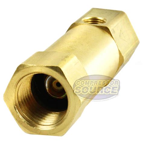 1 2 X 1 2 Inch Female Npt In Line Brass Compressed Air Check Valve Cil1212u New 685650071169 Ebay