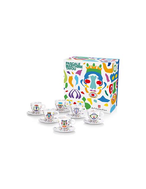 Illy Set Tazze Cappuccino Art Collection Pascale Marthine Tayou