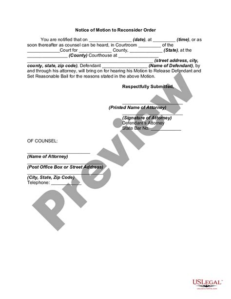 Pima Arizona Motion To Release Defendant And Set Reasonable Bail