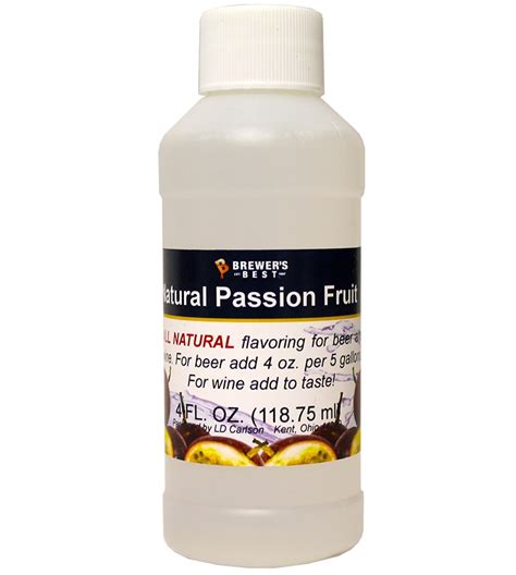 Passion Fruit Natural Flavoring - Michigan Brew Supply - Home Brewing ...