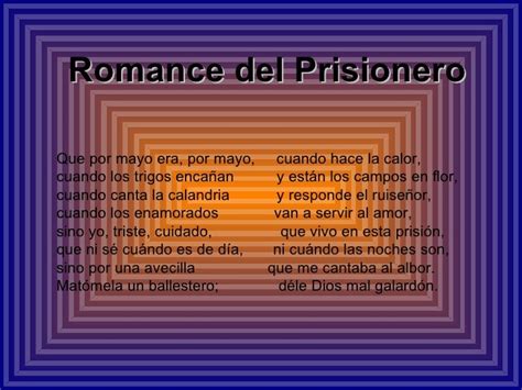 Poema Romance Del Prisionero Analisis Onlinecitasconslos Diary