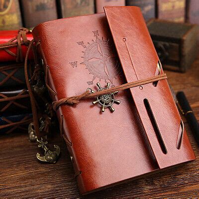 Traveler S Handbook 1pc Vintage Diary Faux Leather Notebook Journal