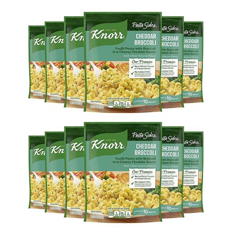 Knorr Pasta Sides Pasta Side Dish Cheddar Broccoli 43 Oz Pack Of 12 Amazonde