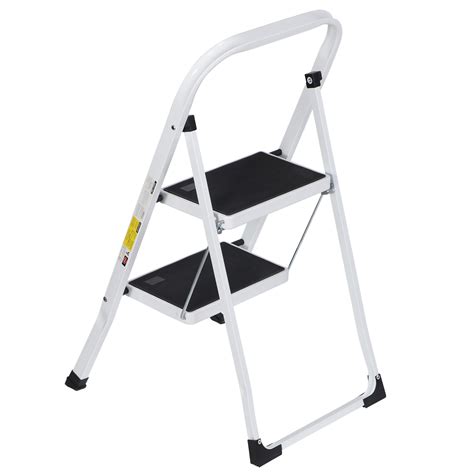 Zeny 2 Step Ladder Portable Folding Step Stool With Handgrip Anti Slip