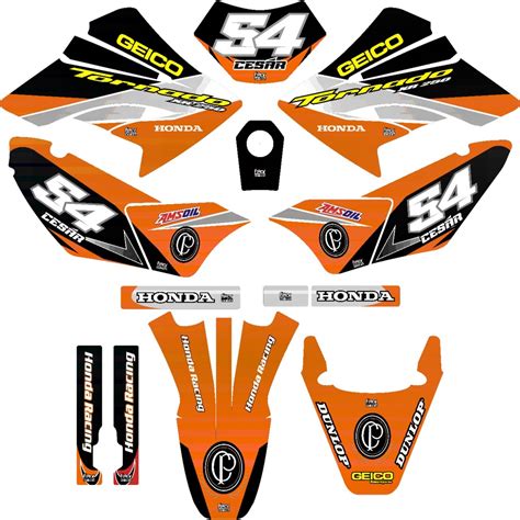 Kit Adesivo Gráfico Personalizado Xr 250 Tornado Ano 2006 A 2008