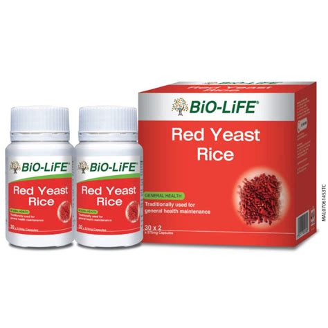 Bio Life Red Yeast Rice 30sx2 Qm Pharmacy