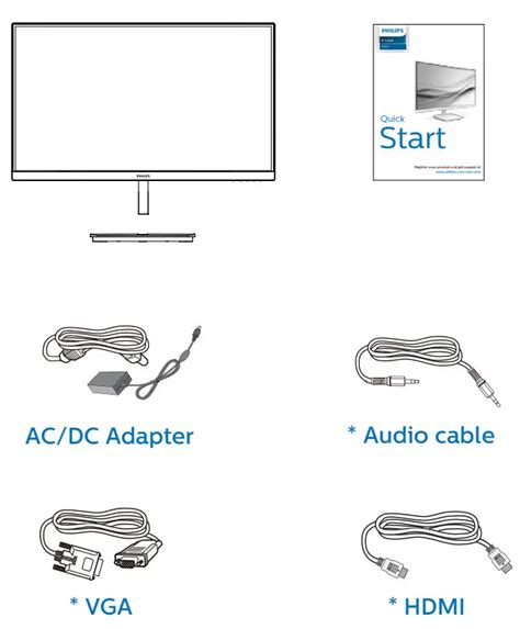 PHILIPS 241E1S E Line Full HD Curved LCD Monitor User Guide