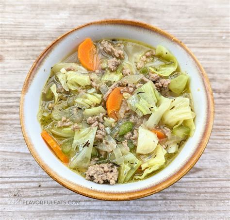 Ground Turkey Cabbage Soup Flavorful Eats