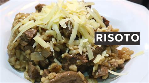 Como fazer Risoto Filé Mignon Funghi YouTube