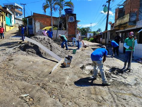 Prefeitura De Itabuna Executa Concretagem De Mais Ruas No Maria