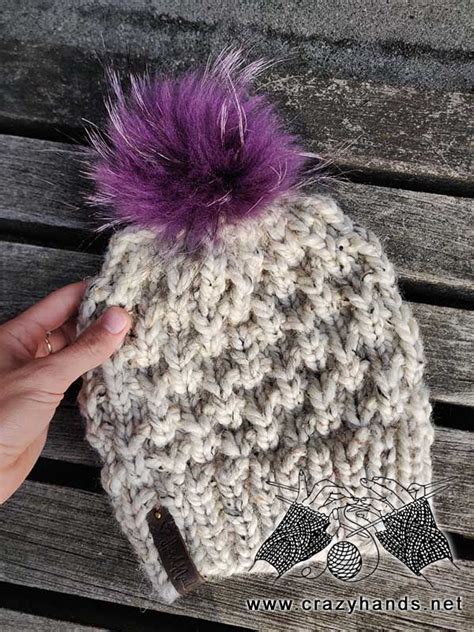 Aurora Knit Hat Free Pattern Crazy Hands Knitting Patterns Free