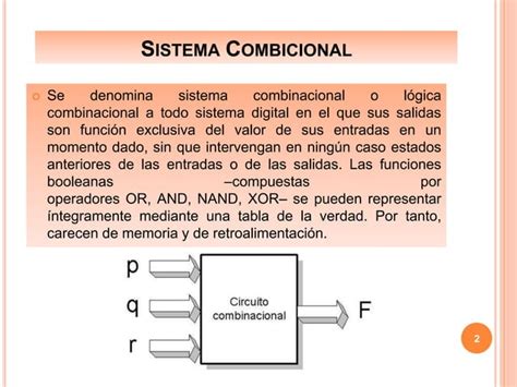 Diferencias Entre Circuitos Combinacionales Y Secuenciales Ppt