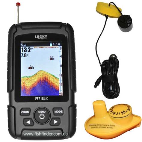Эхолот Lucky FF718LIC fish finder с цветным экраном