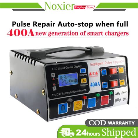 Noxier A Car Motorcycle Battery Charger V A Intelligent