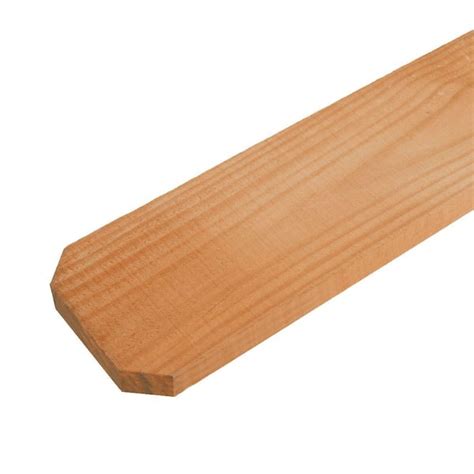 1 In X 8 In X 6 Ft Western Red Cedar Fence Picket 9337 The Home Depot