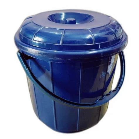 Litre Blue Plastic Bucket For Home With Handle At Rs In Madurai