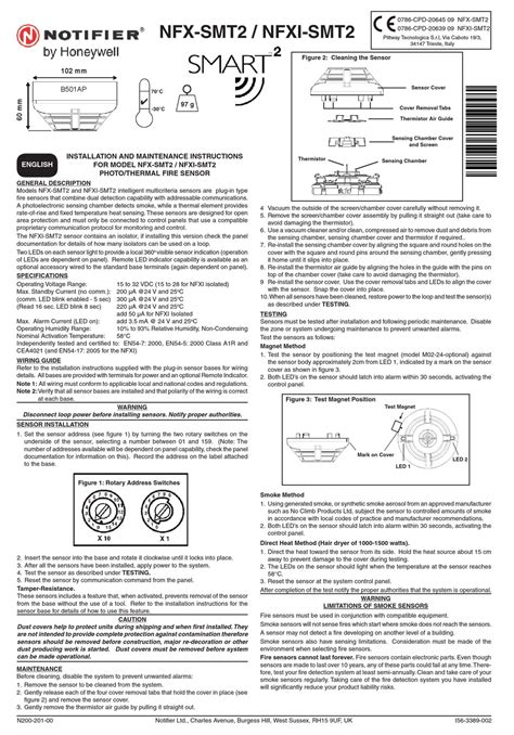 Honeywell Notifier Smart Nfx Smt Installation And Maintenance