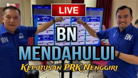 KEPUTUSAN TERKINI PRK NENGGIRI N43 17 8 2024 Zikri Husaini