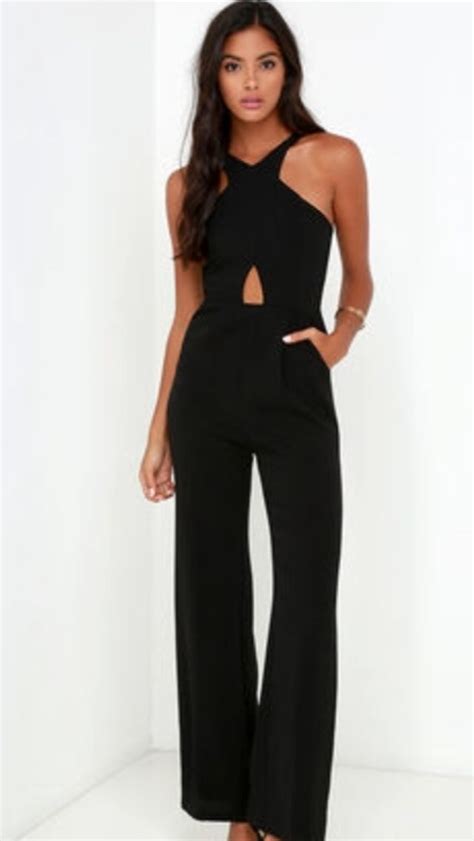 Thinking Out Loud Black Backless Jumpsuit Artofit