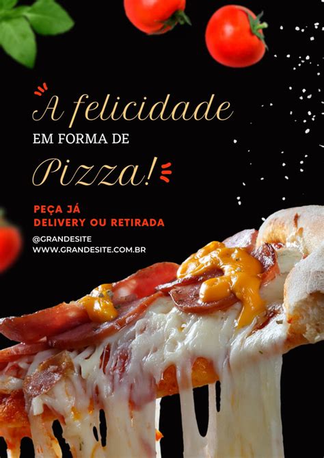 Página 2 Cartaz de Pizza Apresente sua Pizzaria Canva