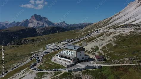 The Tre Cime Di Lavaredo Also Called The Drei Zinnen In The Sexten